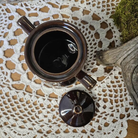 Vintage Japan Ceramic Brown Tea Set - Picture 11 of 15